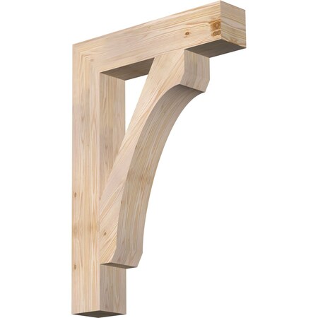 Ekena Millwork Legacy Block Smooth Bracket, Douglas Fir, 5 1/2"W x 28"D x 40"H BKT06X28X40LEC05SDF